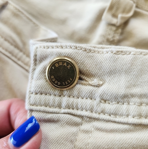 BRAX Ladies Mary Pants Casual Size 36x32 Khaki - Picture 4 of 8